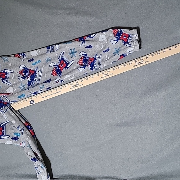 DISNEY STITCH Women's Fleece Pajama Jogger Sleep Lounge Pants - Size Small - Picture 5 of 12